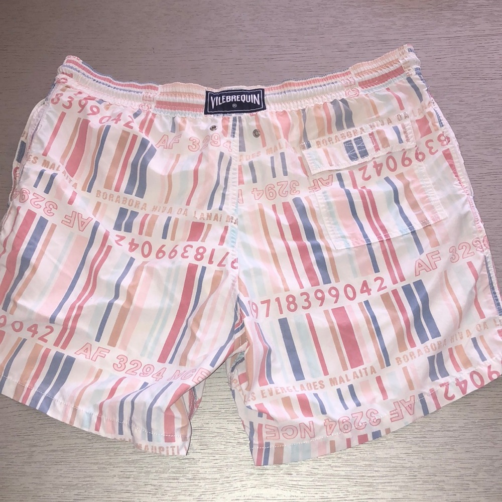 Vilebrequin Multicolor Striped Swim Shorts Size XXL